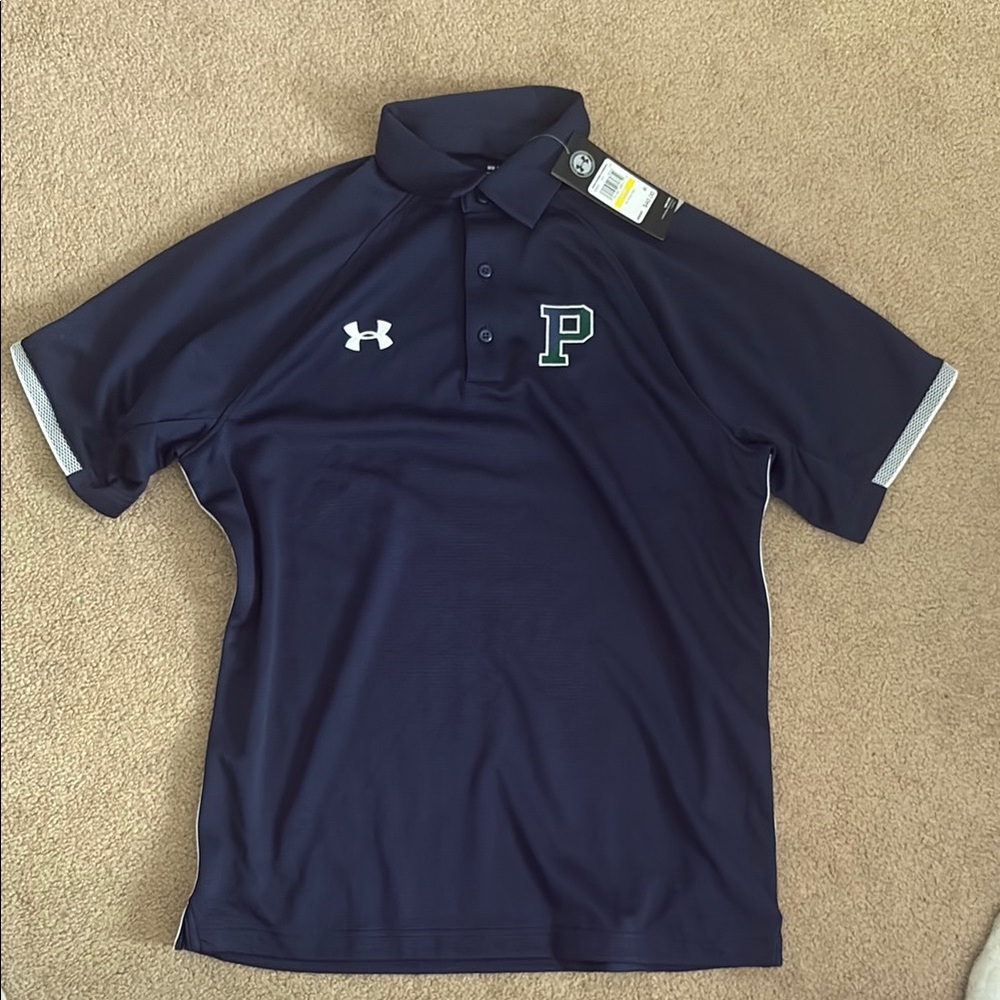 Under Armour Dark Blue Polo with Logo